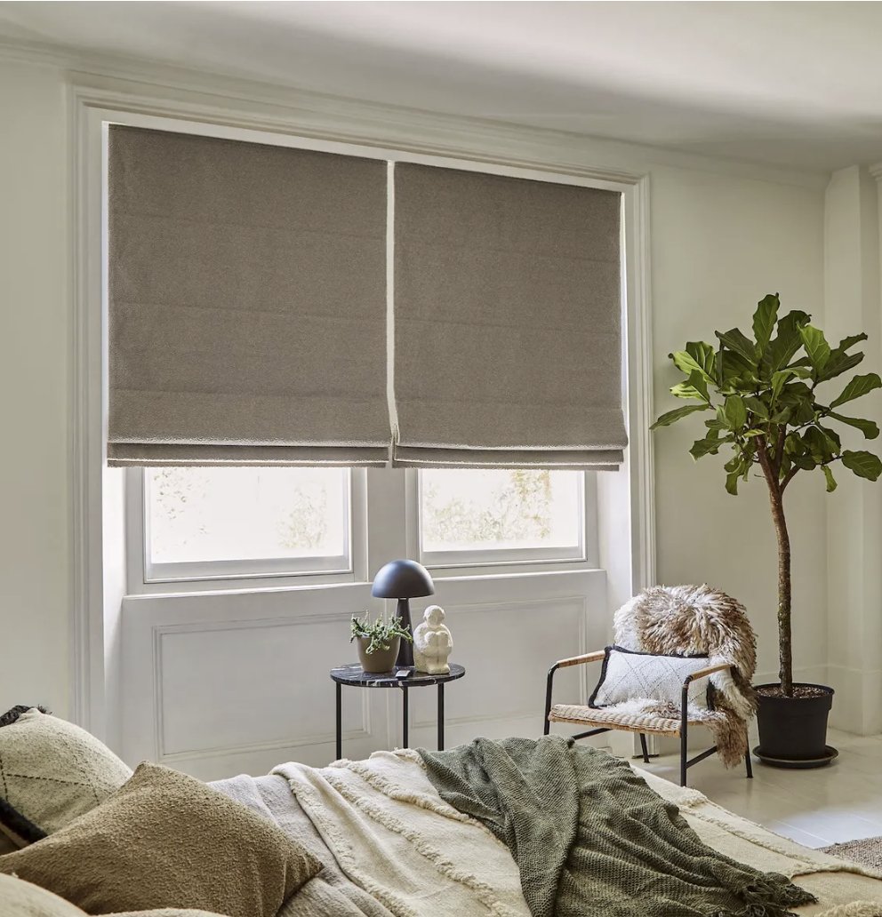 FLAT ROMAN SHADE - Orion Blinds