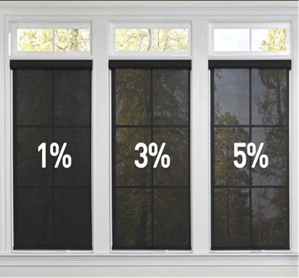 Classic 1% Solar Shades - Orion Blinds